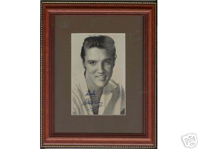 popsike.com - Beautiful Elvis Presley signed autograph 1959 - auction ...