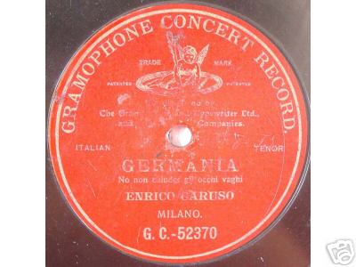 popsike ENRICO CARUSO 1902 Red G T 52370 78 RPM Germania