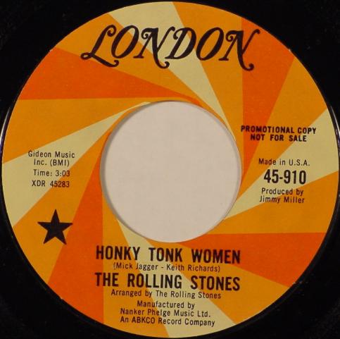 popsike.com - ROLLING STONES Honky Tonk Women/You ORANGE SWIRL DJ