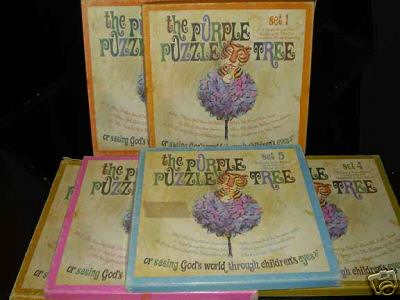 popsike.com - PURPLE PUZZLE TREE entire SET 6 records & books