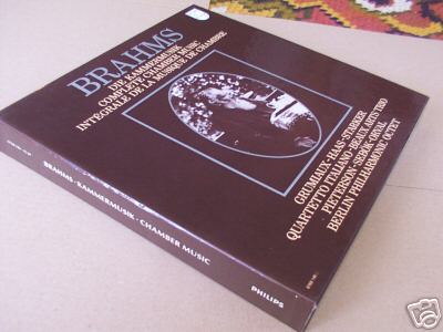 popsike.com - BRAHMS COMPLETE CHAMBER MUSIC PHILIPS 15LP - auction