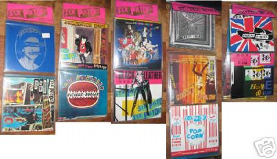 popsike.com - SEX PISTOLS Rare 6 pack singles in plastic Wallet