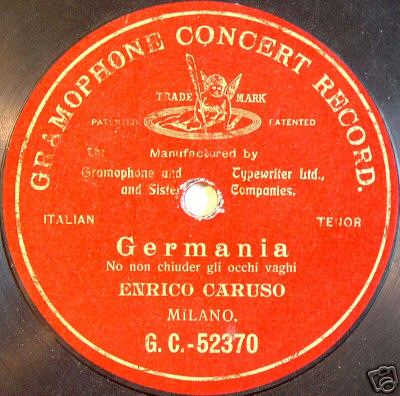 popsike ENRICO CARUSO Red G T 52370 FIRST SESSION RARE 78