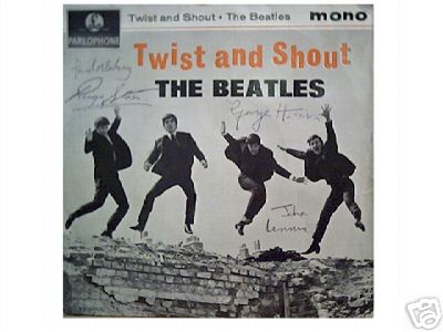 東京限定 EP☆BEATLES☆Twist And Shout UK Y/B Parlop - レコード