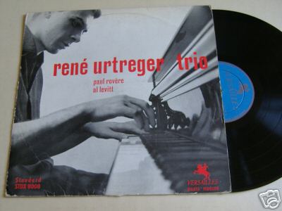 popsike.com - RENE URTREGER TRIO- French LP Versailles - auction