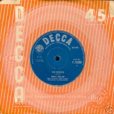 popsike.com - MARC BOLAN THE WIZARD DECCA 7 CLEAR VINYL T.REX 45