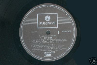 popsike.com - BEATLES LET IT BE PARLOPHONE LABEL/ RED APPLE