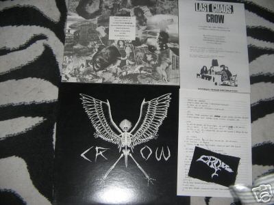 popsike.com - THE CROW 'LAST CHAOS' LP RARE PUNK/HC GISM GAUZE KBD