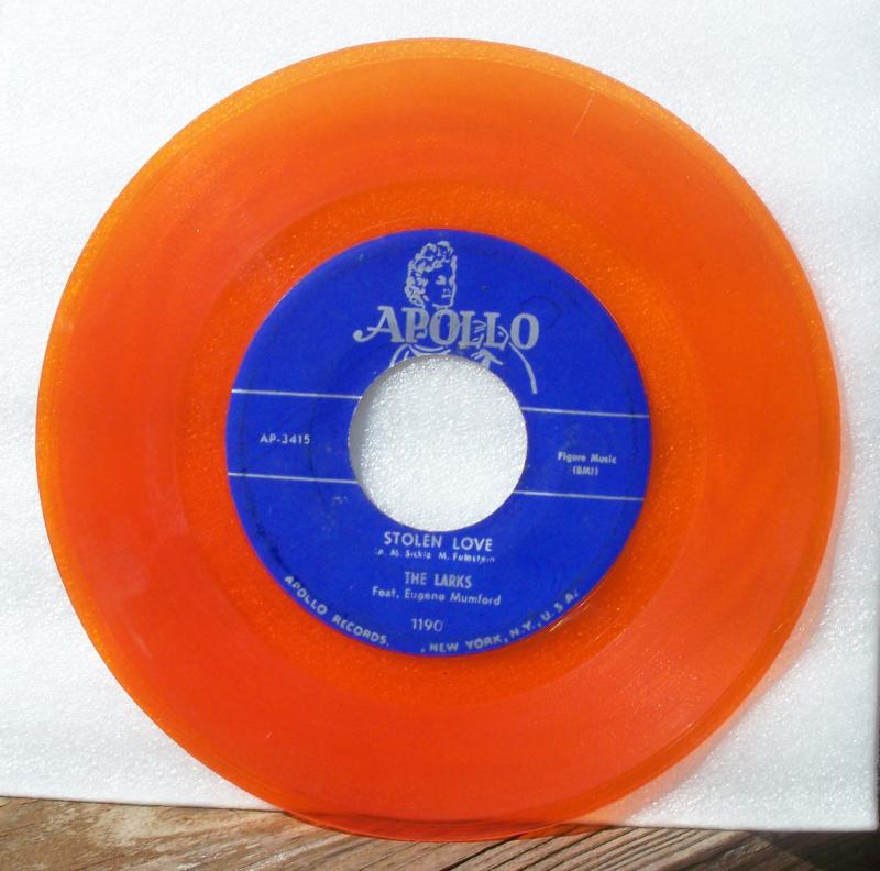 popsike.com - 1952 THE LARKS STOLEN LOVE DOO-WOP 45 ON ORANGE