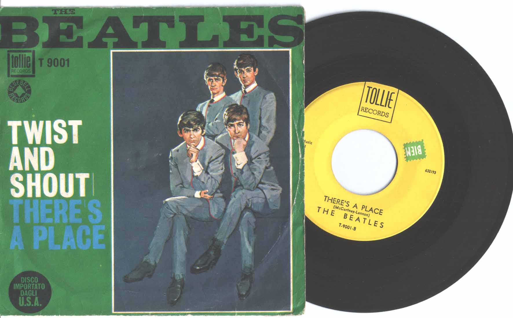 popsike.com - <b>BEATLES</b> TWIST &SHOUT ITALY ONLY TOLLIE BLUEBELL 7&quot;+P...