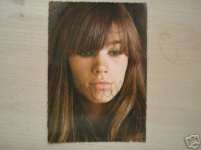 popsike.com - FRANCOISE HARDY: Autographed Postcard - auction details