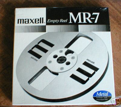  Maxell MR-7 Metal Reel SEALED NEW IN BOX - auction details