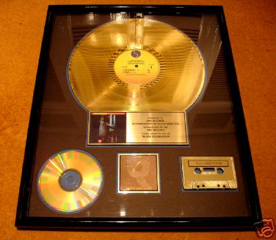 Sold at Auction: Depeche Mode Personal Jesus Gold Record Purse