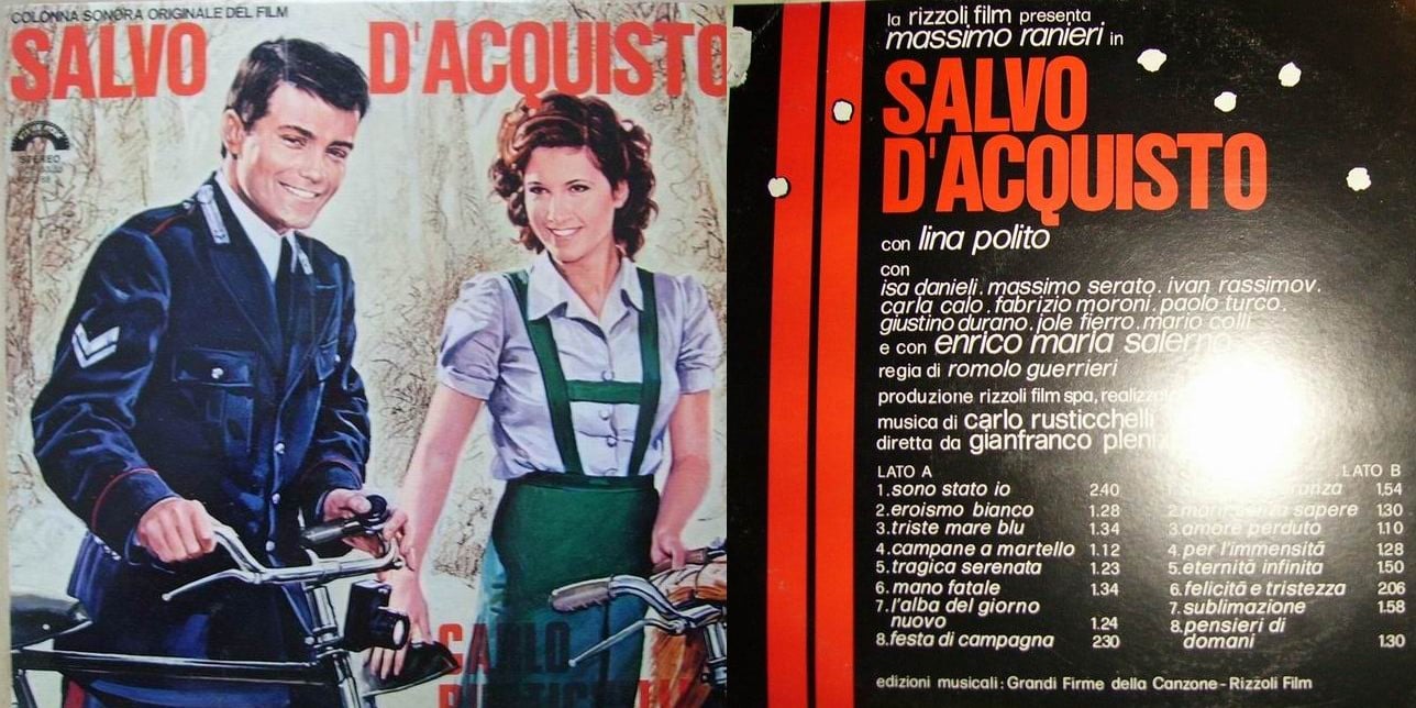  Carlo Rustichelli SALVO D'ACQUISTO rare Italian OST LP -  auction details