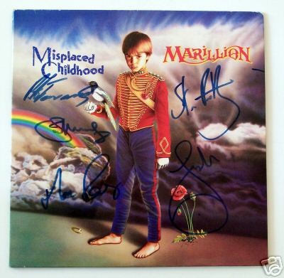 popsike.com - Marillion/Fish signed album - Misplaced Childhood LP