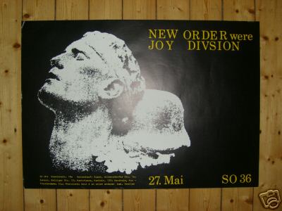popsike.com - NEW ORDER - Joy Division - Tour Poster - Concert 