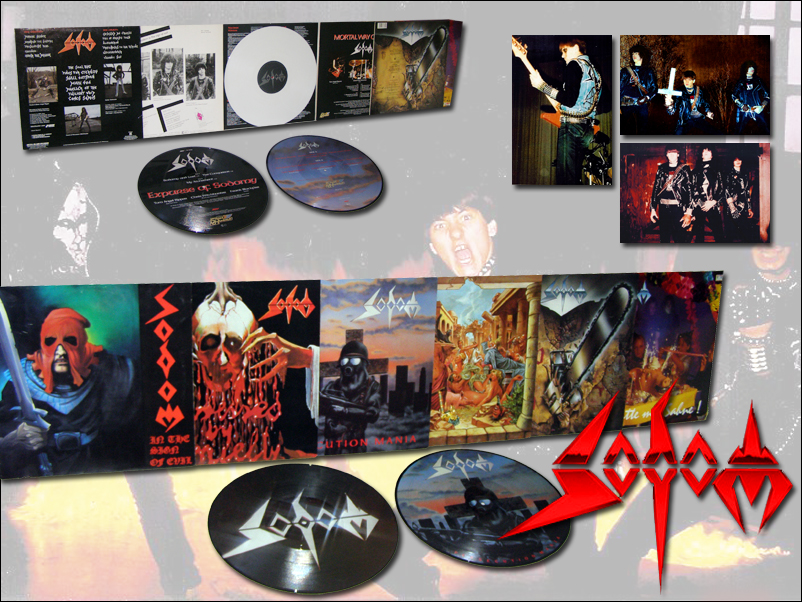 popsike.com - SODOM In the Sign of Evil Obsessed by Cruelty vinyl