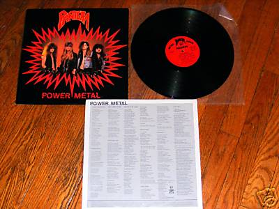 popsike.com - PANTERA 1988 POWER METAL METAL MAGIC Record LYRICS LP ...