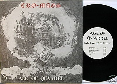 popsike.com - Cro Mags * Age Of Quarrel 10