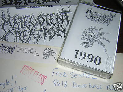 popsike.com - MALEVOLENT CREATION 1990 DEMO DEATH BLACK METAL RARE