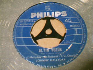 Vinyl Ultra rare Johnny Hallyday en turc