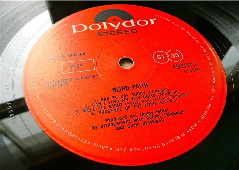 Blind Faith Blind Faith 1969 Uk Polydor 1st Pressing Auction Details