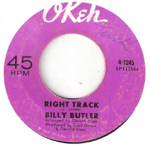 Popsike.com - NORTHERN SOUL 45 BILLY BUTLER "RIGHT TRACK" CLASSIC ...