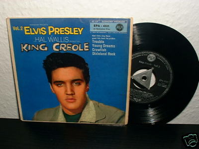 Popsike.com - ELVIS PRESLEY KING CREOLE EP VOL.2 EPA-4321 GERMANY TOP ...