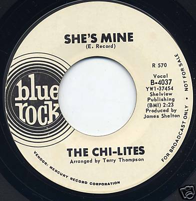 popsike.com - Rare Northern Soul 45 - The Chi-Lites - She's Mine - M ...