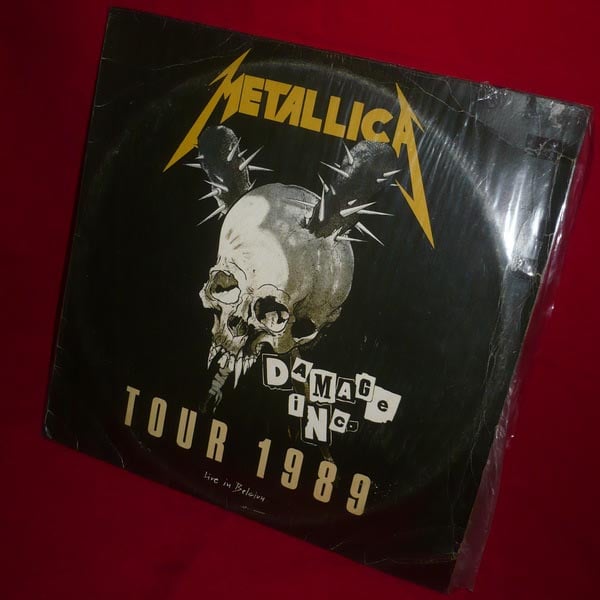 popsike.com - Rare METALLICA Damage Inc Tour 1989 Live in Belgium LP ...