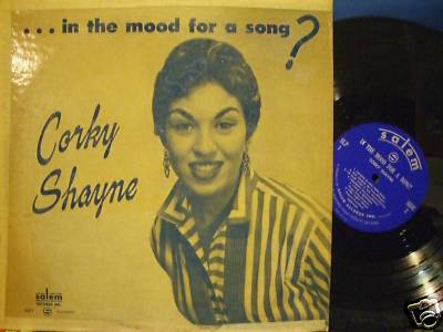 Corky Shayne In The Mood For A Song? 1956 LP Salem Records SLP-1 Mono VG -  Media