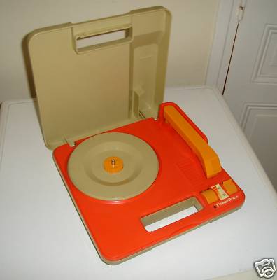  FISHER PRICE VINTAGE TOURNE DISQUE 33T RECORD PLAYER -  auction details
