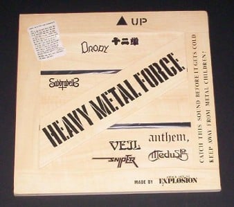 popsike.com - HEAVY METAL FORCE 1984 JAPAN LP WOODEN BOX SABBRABELLS -  auction details