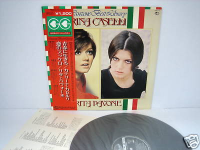 popsike.com - CATERINA CASELLI / RITA PAVONE Japan LP + OBI