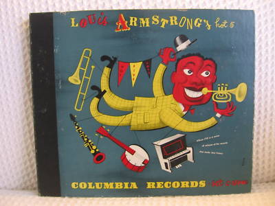 popsike.com - Louis Armstrong hot five Vol 2 -4 78 set -Jim Flora