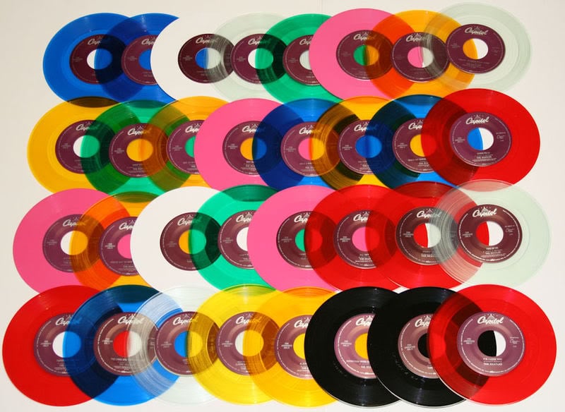 beatles colored vinyl lp