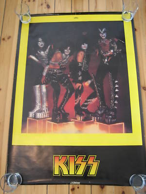 popsike.com - KISS ALIVE II JAPAN W SUPER RARE VICTOR PROMO POSTER