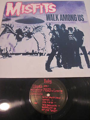 popsike.com - MISFITS WALK AMONG US LP 2ND PRESS W/ INSERT KBD