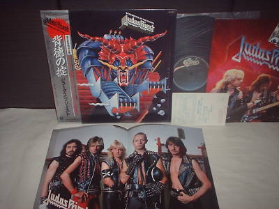 popsike.com - Judas Priest Defenders Japan TOUR ED LP OBI PHOTO-BOOK ...