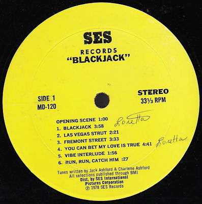 popsike.com - BLACKJACK OST Jack Ashford LP Private Press Funk