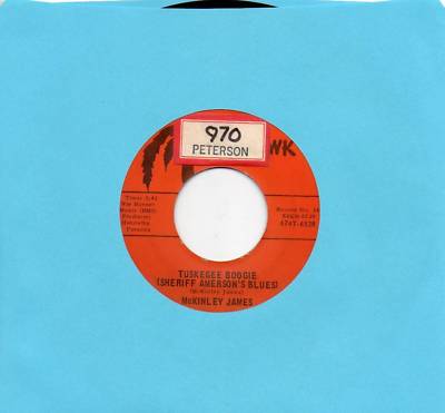 popsike.com - McKINLEY JAMES on TOMAHAWK blues 45 *RARE* - auction details