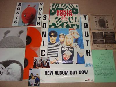 popsike.com - SONIC YOUTH Dirty WATERFRONT PACK NIRVANA - auction