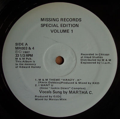 popsike.com - MARCUS MIXX MISSING RECORDS SPECIAL EDITION #1 RARE 12