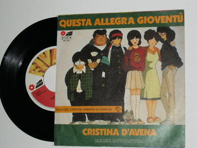  Sigle TV C. D'Avena Questa allegra gioventù Raro N.MINT -  auction details