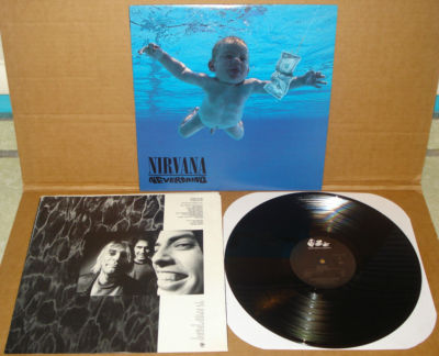 Nirvana - Nevermind LP Label Sticker