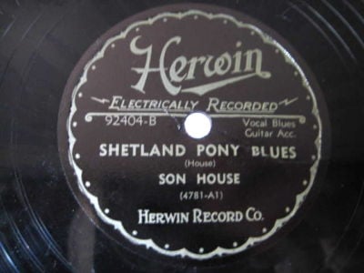 popsike.com - Son House Herwin 92404 Shetland Pony Blues 78 RPM - auction  details