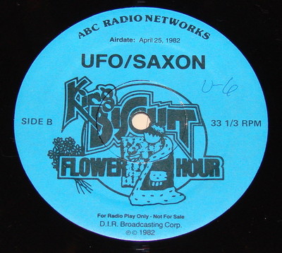 KING BISCUIT FLOWER HOUR UFO SAXON US盤-