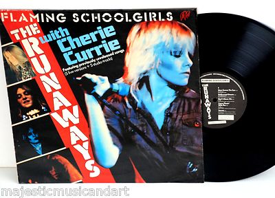 popsike.com - THE RUNAWAYS FLAMING SCHOOLGIRLS LP 1ST PRESSING