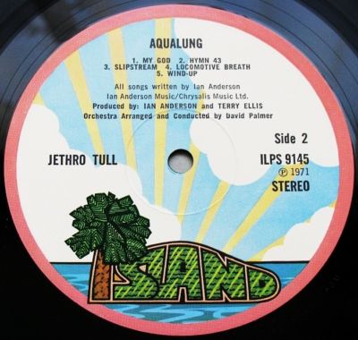 popsike.com - Jethro Tull UK LP - Aqualung : PINK RIM ISLAND LABEL