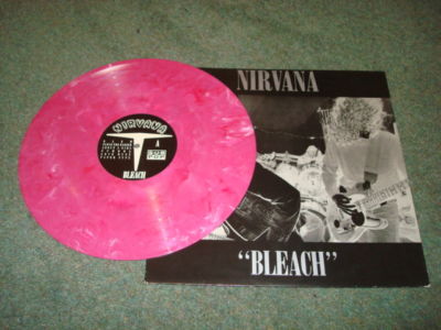 popsike.com - NIRVANA - BLEACH - RARE LP - PINK MARBLE VINYL